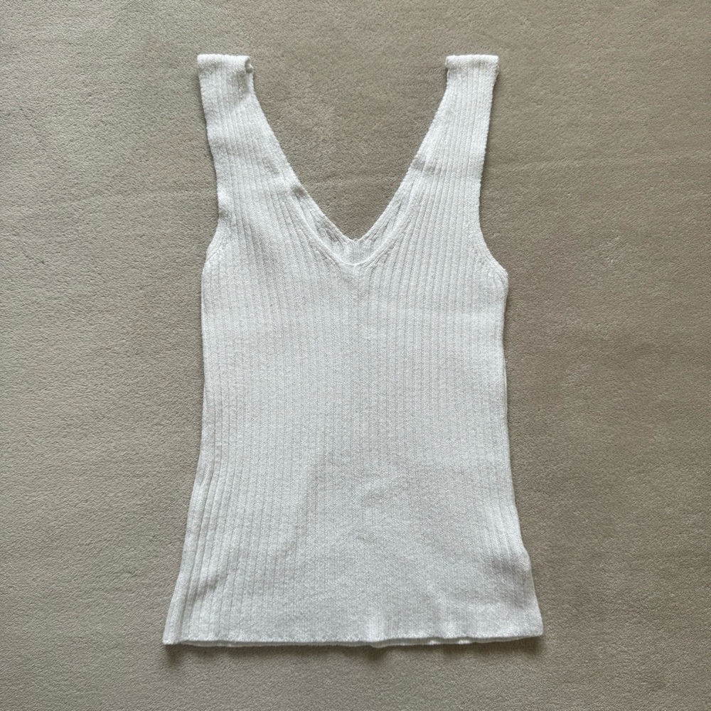 Brandy Melville Rina Tank Top - White